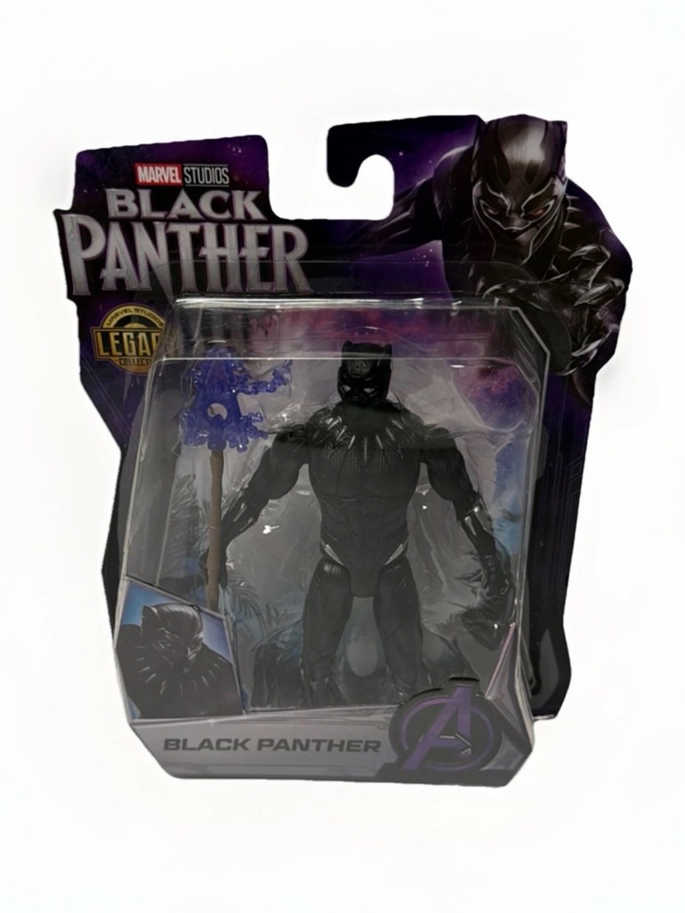 Marvel Black Panther Action Figure - Black with Purple Accents